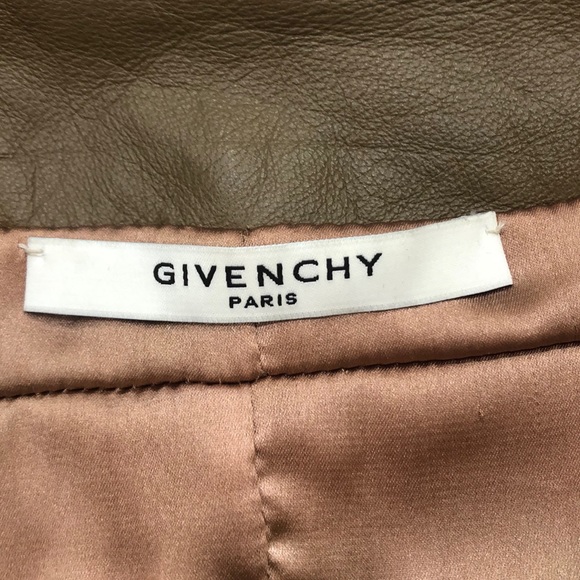 Givenchy Paris Lambskin Taupe Leather Jacket - Picture 5 of 7